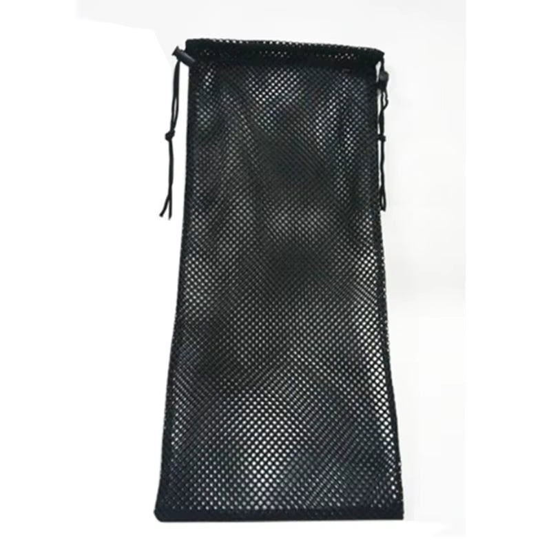 Mesh Pouch Drawstring Bag Nylon Breathable Storage Sack Outdoor Diving Snorkeling Fins Footwear Dry and Wet Separation Accessory