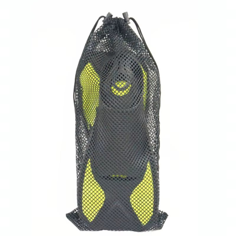 Mesh Pouch Drawstring Bag Nylon Breathable Storage Sack Outdoor Diving Snorkeling Fins Footwear Dry and Wet Separation Accessory