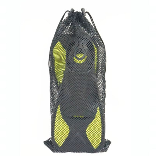 Mesh Pouch Drawstring Bag Nylon Breathable Storage Sack Outdoor Diving Snorkeling Fins Footwear Dry and Wet Separation Accessory