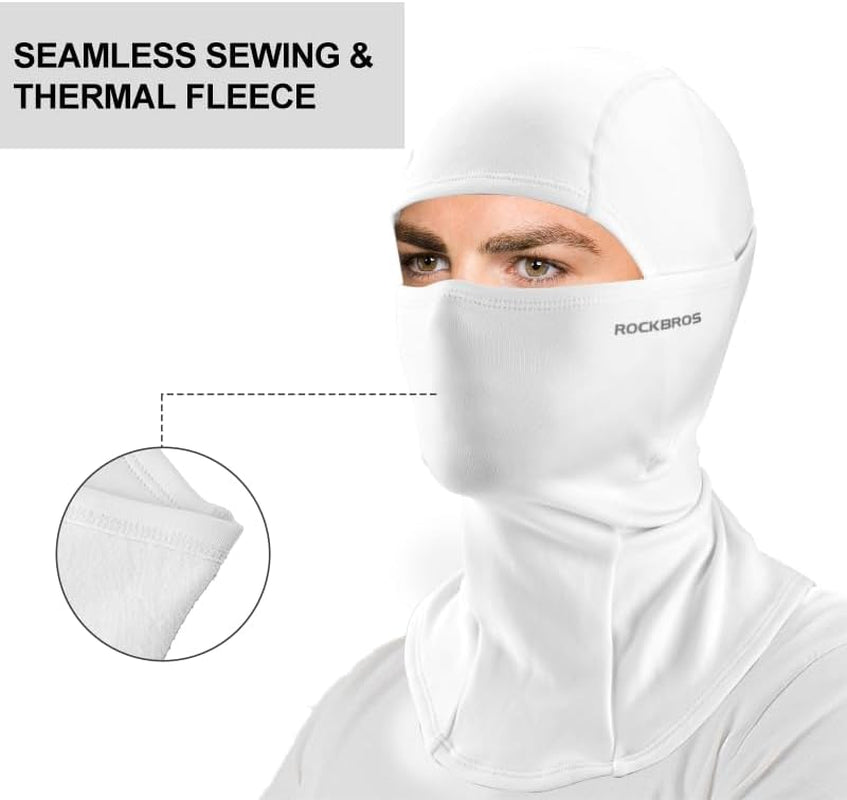 Cagoule Moto Polaire Balaclava Hiver Tour De Cou Homme Femme Coupe-Vent Respirant Thermique Motif/Filtre Masque Pour Vélo Ski Running Snowboard Chaud Sous Casque 9 Couleurs